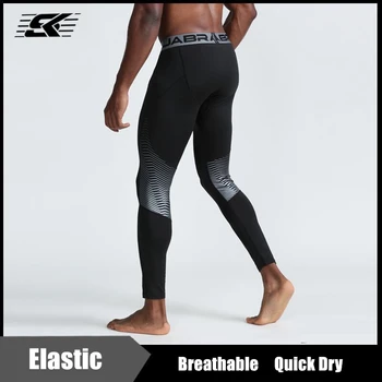 Prekės Vyrų Suspaudimo Kelnes Kvėpuojantis Quick Dry Elastinga Veikia Triko Mens Antblauzdžiai Gimnastikos Fitneso Krepšinio Sporto Jogos Kelnės