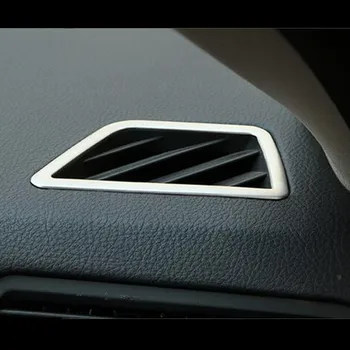 Prietaisų skydelio Oro Kondicionavimo Angos Rėmo Apdaila Padengti Apdaila BMW 5 series 525 F10 520 2011-17 Nerūdijančio Plieno Automobilio Stiliaus