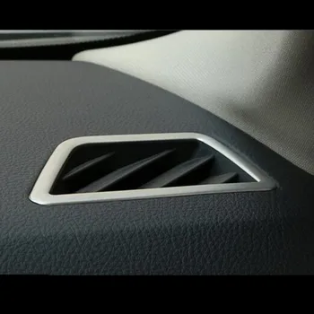 Prietaisų skydelio Oro Kondicionavimo Angos Rėmo Apdaila Padengti Apdaila BMW 5 series 525 F10 520 2011-17 Nerūdijančio Plieno Automobilio Stiliaus