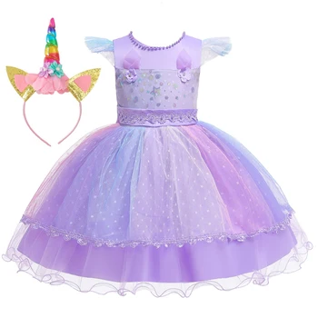 Princesė Vaikams, Kūdikių Dress Šalis Suknelė Mergina Tutu Vaikams, Rūbai Vaikams, Dizaino Suknelės Birthday Party Dress Vestido Dėvėti