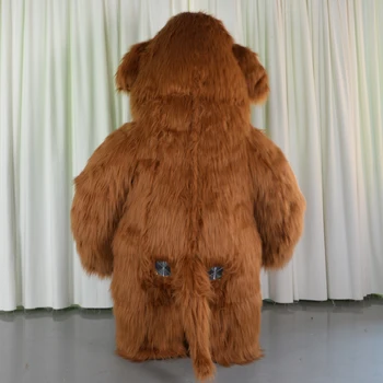 Pripučiami Pliušinis Mamutas Talismanas Kostiumas Fursuit Mammuthus primigenius Skatinimo Helovyno Cosplay Šalies Furry Suknelė Gyvūnų Suaugusiųjų
