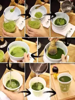 Profesinės Japonijos Matti dubenyje suplakite scoop Bambuko Caddy Dovanų rinkinys Žaliosios Arbatos Milteliai teaset Japonijos Arbatos Ceremonijos Matti Teaware