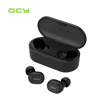 QCY T1C GALIA TWS Bluetooth V5.0 Sporto Belaidžio Ausinės, 3D Stereo Mini ausines į Ausis Dvigubas Mikrofonas Su Baterija dėžutę