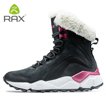 RAX moterų Žiemos Žygiai Batai Kalnų Kelionėse Anti-slip Batų Kvėpuojantis Patogus Minkštas Kalnų sniego Batai sniego batai