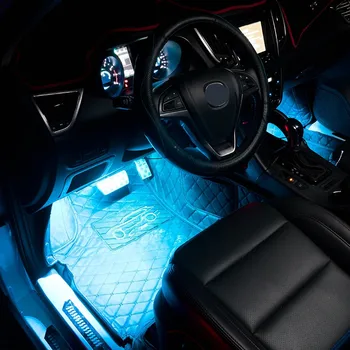 RGB LED Juostelės Šviesos Automobilio Salono apšvietimui Honda Civic Sutarimu Crv Tinka Jazz Miesto Hrv Cr-v Spoileris Elementų Įžvalga MDX S2000 Pilotas