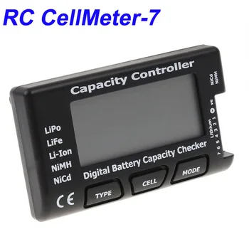 RM267 Skaitmeninis akumuliatoriaus talpa tikrintuvas Cellmeter-7 LiPo Gyvenimo Li-ion NiMH Nicd