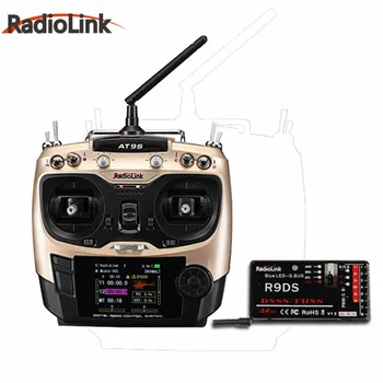 RadioLink AT9S 2.4 GHz 10CH Siųstuvas R9DS DSSS&FHSS Imtuvas Raido Valdytojas Lenktynių Drone Quadcopter Lėktuvas Sraigtasparnis