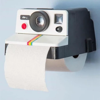 Retro Kino Kamera Formos Įkvėpė Kūrybos Audinių Dėžės Vamzdis Tualetinio Popieriaus Ritinėlio Laikiklis Dėžutė Vonios Kambario Aksesuarai