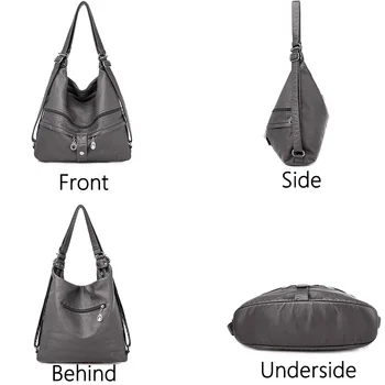 Retro moterų prabanga rankinės krepšiuose dizaineris Crossbody Krepšys moterims nešti Didelės talpos Deformuojamieji pečių maišą sac a main
