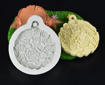 Rožių Gėlių Muilo Silikono Formos Vestuves 3D Rankų darbo Dervos Amatų Šokoladiniai Saldainiai, Pelėsių Torto Kepimo Įrankiai