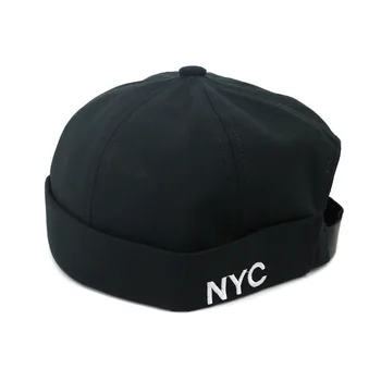 Rudenį ir žiemą, kad nauji gatvių laišką NYC siuvinėjimo savininkas skrybėlę banga prekės hip-hop ne kraštais skrybėlę Vyrų ir Moterų dome melionas skrybėlę