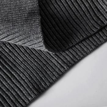 Rudenį, Žiemą 2020 Naujas Vyrų Megztinis ilgomis rankovėmis V-kaklo Megztinis Single-breasted Mados Vyrų Pilkos spalvos Megztinis Didelis Dydis M-3 4 5 6XL