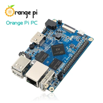 S ROBOTAS Orange Pi Pc SET5: Oranžinė Pi Pc + Skaidri ABS Atveju + Energijos Tiekimas, Palaikoma Android, Ubuntu, debian OPI7