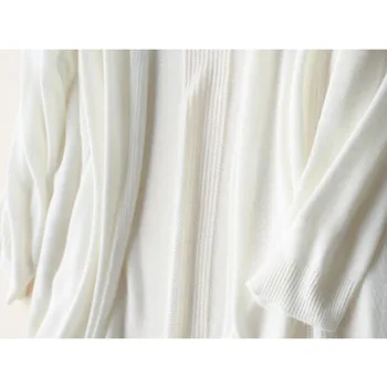 SEDUTMO Vasaros Megzti Kimono Megztinis Moterų Ilgas Džemperis Negabaritinių Plonas Rudenį Atsitiktinis Elastinga Viršūnes Paplūdimio Kailis ED812