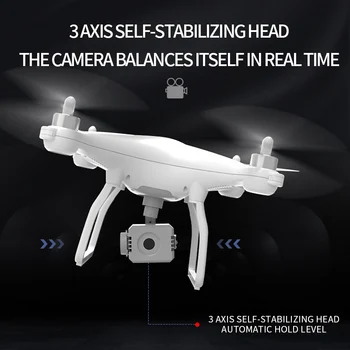 SHAREFUNBAY L5 drone 4K UHD kamera, GPS tikslus padėties nustatymas profesinės drone trijų ašių anti-shake PTZ stabili RC Quadcopter
