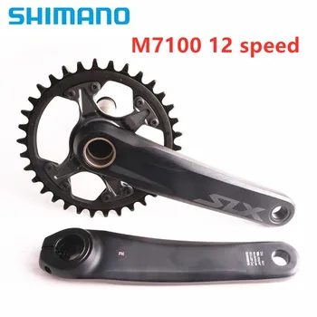 SHIMANO SLX M7100 DEORE M6100 170/175 32/34T Crankset 1X12S MTB Dviratį Bike 12 Greičio Crankset Chainwheel