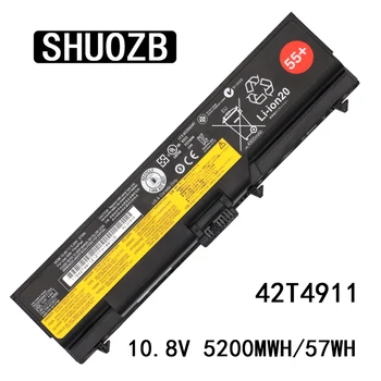SHUOZB Nešiojamas Baterija 42T4911 10.8 V 57Wh 5200mAh Lenovo ThinkPad 42T4912 L410 L412 L420 L421 W510 L510 L520 L512 W520 T510
