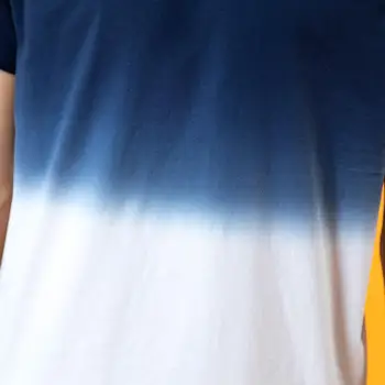 SIMWOOD Dip Dažų Kontrasto Spalvų T-shirt Vyrai, O-kaklo Letter Spausdinimo Mados Streetwear Medvilnės Kvėpuojantis Viršūnes SJ120895