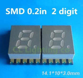 SMD 0.2 colių Skaitmeninis Vamzdžio Bendro anodo 2 Bitų 7 Segmentų 0.2