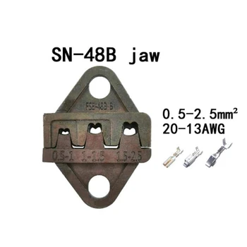 SN-48B Laido Užspaudimo Įrankis Rinkinio Tiekėjas yra 0,5-2.5mm2 20-13AWG Tikslumo Žandikaulio Crimper Su 500pcs/Daug TAB 2.8 4.8 Terminalų Rinkiniai, Įrankiai