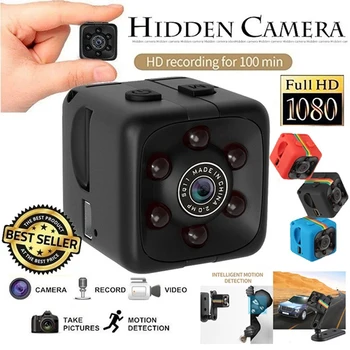 SQ11 1080P MiniCamera Sporto DV Infraraudonųjų spindulių Naktinio Matymo Kamera Automobilio DV Digital Video