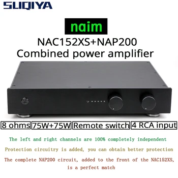 SUQIYA-Nauja, remiantis NAIM NAC152 preamp & NAP200 kartu stiprintuvo 75 W+75 W 8 Omų 4 Būdas RCA įvesties su nuotolinio valdymo pultelio versiją