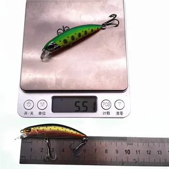SWOLFY 1PC 60mm 5.5 g Naujo modelio Pakabos žvejybos masalus sunku masalas kokybės wobblers minnow suvilioti nemokamas pristatymas