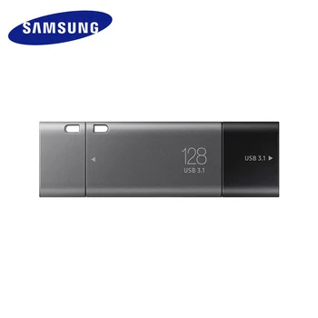 Samsung USB 3.1 Flash Diskas 128GB DUO Plus Greitis Iki 300MB/s OTG TypeC USB, C Pen ratai 128 gb 