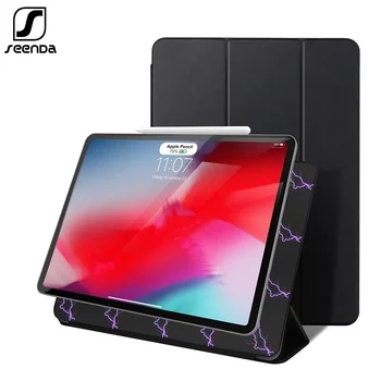 SeenDa Tablet Case For iPad Pro 11 Cover už New iPad Pro 12.9 2018 Funda Magnetinio Ultra Plonas Smart Cover iPad Pro 11 /12.9