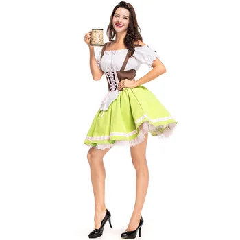 Seksualus Bavarijos Oktoberfest Kostiumų Suaugusių Moterų Vokietija Tradicija Padavėja Tarnauja Kambarinės Kostiumas Ponios Alaus Mergina Fancy Dress Up