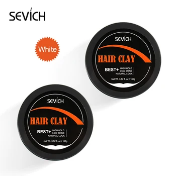 Sevich 100g Plaukų Molis ilgalaikį Plaukų Kremas Vyrams, Plaukų ilgalaikis Stiprus Modeliavimo Turėti Mažai Blizgesį Plaukų Formavimo Vaškas 2 Spalvos
