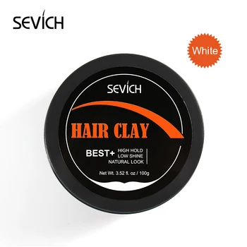 Sevich 100g Plaukų Molis ilgalaikį Plaukų Kremas Vyrams, Plaukų ilgalaikis Stiprus Modeliavimo Turėti Mažai Blizgesį Plaukų Formavimo Vaškas 2 Spalvos