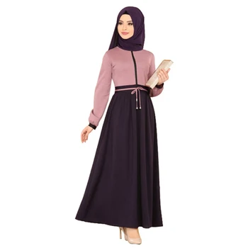 Skraiste Longue Musulman Femme Kaftan Abaja Dubajus Turkijos Musulmonų Mados Suknelė Islamas Drabužių Maxi Suknelės Abayas Moterų Vestidos