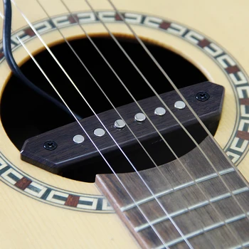Skysonic A-810 Akustinis Folk Gitara Magnetinio Pasyvus Pikapas piršto - stilių, įrašyti ir solo gitara pasiimti turėtojas