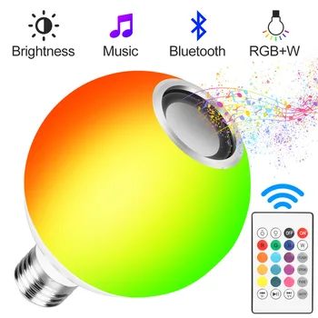 Smart RGB LED Lemputė Belaidį 
