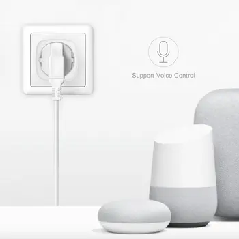 Smart es Plug Wifi Kontrolės Lizdas Laikmačio Jungiklio lizdas 16A Elektros Energetikos kontrolės Valdymas Balsu su Alexa 