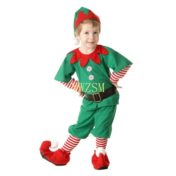 Snailify Kalėdų Mergaičių Apranga Atostogų Elf Kostiumas Šeimos Kalėdų Kostiumas Tėvų, Vaikų, Moterų Kalėdų Suknelė