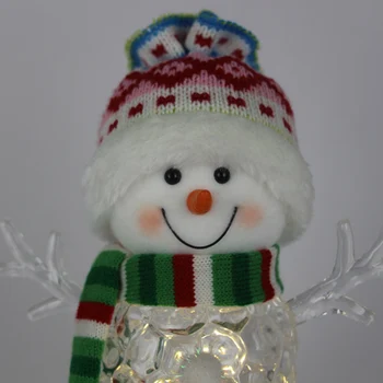 Sniego Lėlė Kalėdinė Dekoracija Su Led Mirksi Styginių Šviesos Kalėdos Papuošalai Vaikų Žaislas Dovana Baras Šeimos Vitrina Langą