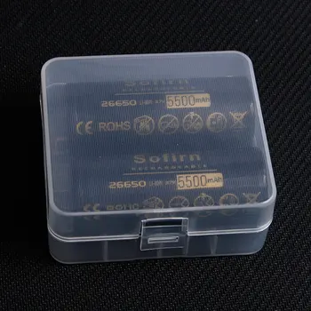 Sofirn 3.7 V 26650 5500mAh Baterijų Didelio biudžeto Įvykdymo patvirtinimo Realias galimybes Ličio Baterija Li-ion daugkartinio Įkrovimo Baterijos su Pakuotės Dėžutė