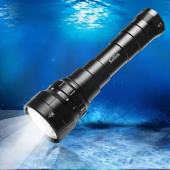 Sofirn Naujas DF60 6 CREE XP-L2 6000lm Nardymo LED Žibintuvėlį po vandeniu Povandeninio Nardymo LED Šviesos Žibintų IPX8 Vandeniui Žibintuvėlis