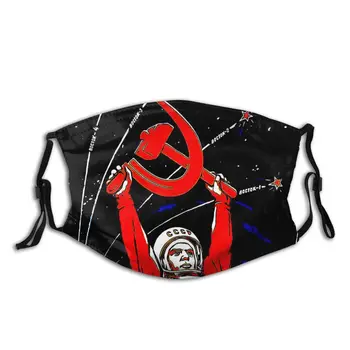 Sovietų Kosmonautas Pergalę Masque Apsaugos CCCP Tarybų Socialistinių Respublikų Sąjungai (SSRS Adulte Veido Kaukė Su Filtrais
