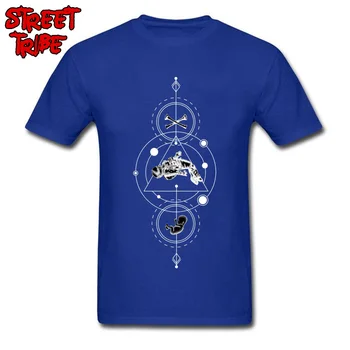 Space Odyssey T-shirts Vyras Marškinėlius Naujas Astronautas Asmeninį Visus Medvilnės O Kaklo Mens Viršūnes Geometrinis Tee Marškinėliai Geek Studentų Stilius