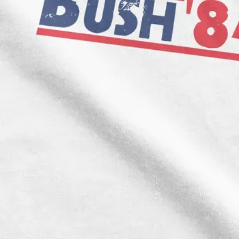 Spausdinti Vyrų Marškinėliai Reagan Bush '84 Derliaus Viršūnes Tees Trumpas Rankovės Konservatyvus Respublikonų GOP O Kaklo Drabužių Medvilnės Marškinėliai