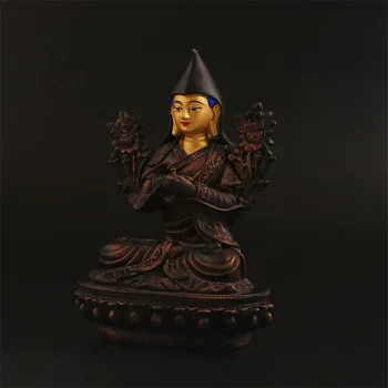 Specialios Konstrukcijos Tsongkhapa Statulėlės Statula Tris Tailsman Branginama Buddhsit Stiklo, Plieno Titetan Prekių Budos Skulptūra