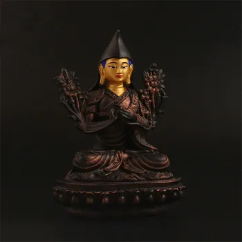 Specialios Konstrukcijos Tsongkhapa Statulėlės Statula Tris Tailsman Branginama Buddhsit Stiklo, Plieno Titetan Prekių Budos Skulptūra