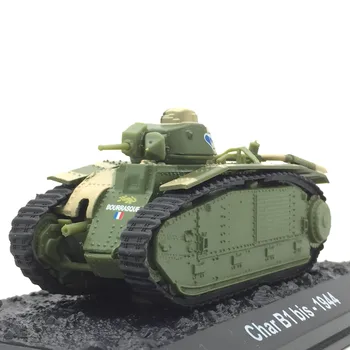 Specialus Pasiūlymas: 1:72 1944 prancūzų char B1 bakas modelis antrojo Pasaulinio Karo Lydinio kolekcijos modelis