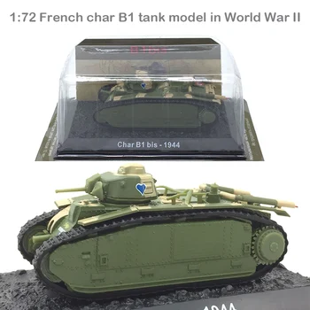 Specialus Pasiūlymas: 1:72 1944 prancūzų char B1 bakas modelis antrojo Pasaulinio Karo Lydinio kolekcijos modelis