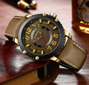 Sportas Oda Žiūrėti Vyrų laikrodžiai Kvarciniai Rankiniai laikrodžiai Relojes Hombre Unikalaus Dizaino Laikrodis Vyrų CURREN prekės Orologio Uomo
