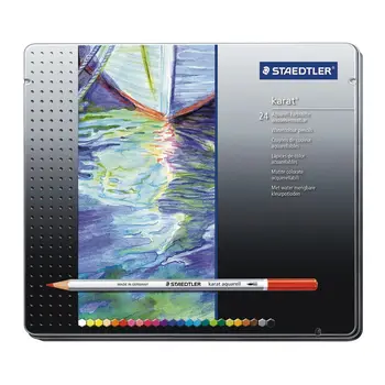 Staedtler Ct Aquarell Premium Akvareliniai Pieštukai Rinkinys 24/48/60 Spalvų (125M24/48/60)