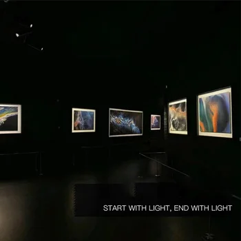 Sumažinti-šviesos prožektorius LED kelio šviesa tinka muziejus, Meno galerija tapybos darbų paroda
